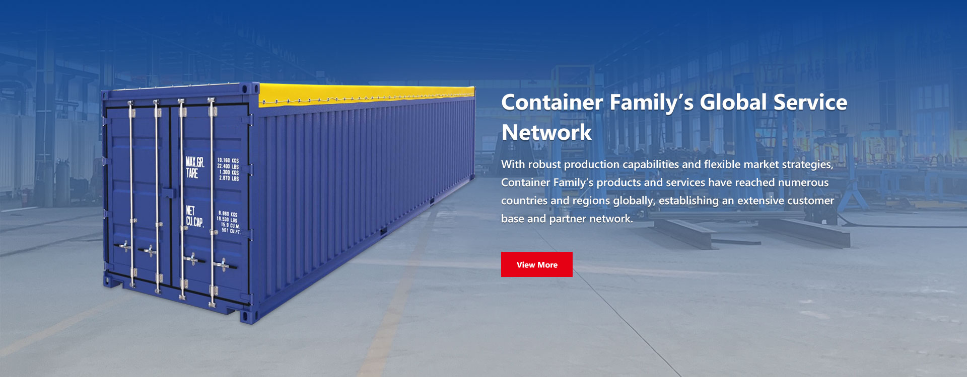 China Standard Shipping Container Supplier