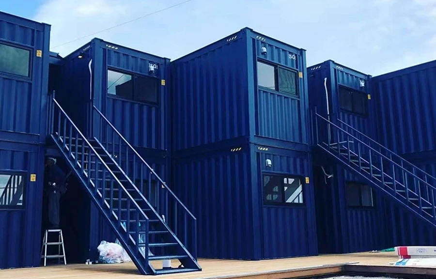 Prefab dubbelvånings containerhus lanseras