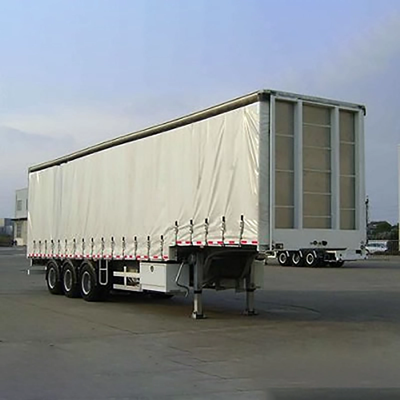 Intermodal container på gardinsidan